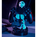 Support manette Jack Skellington avec smartphone posé dessus, vue de dessus