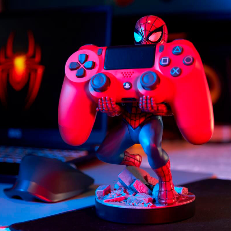 Photo du support Cable Guy Marvel Spiderman sans câble de charge visible