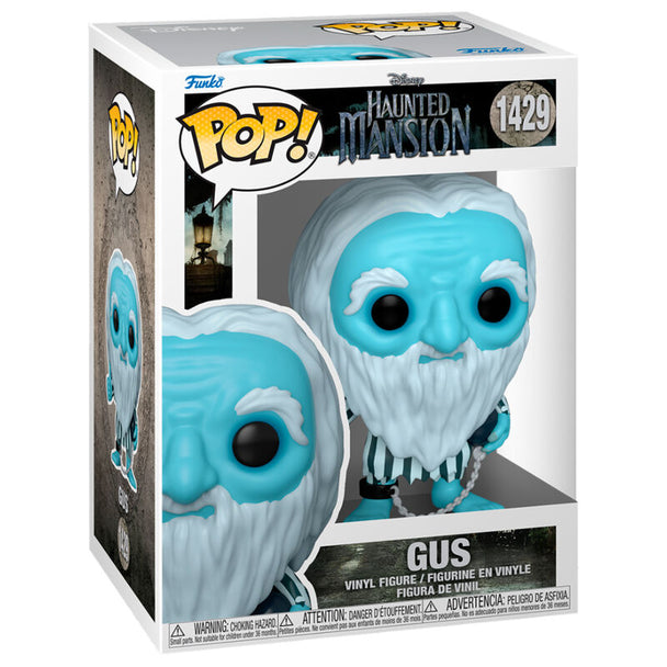 Figurine Funko POP Gus de Disney Haunted Mansion en vinyle de 9 cm dans sa boîte vitrine