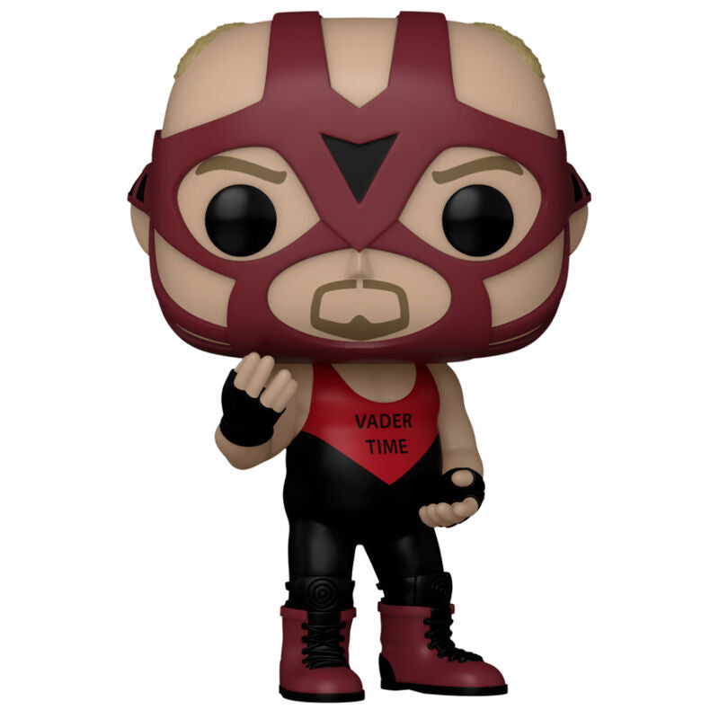 Vue rapprochée de la figurine Funko POP WWE Vader montrant les détails précis du personnage