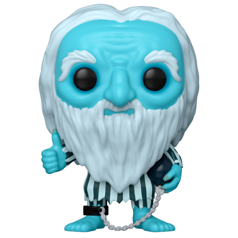Vue détaillée de la figurine Funko POP Gus de la collection Disney Haunted Mansion avec boîte cadeau