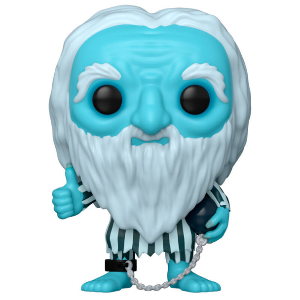 Vue détaillée de la figurine Funko POP Gus de la collection Disney Haunted Mansion avec boîte cadeau