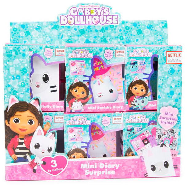 Mini journal Gabbys Doll House DREAMWORKS Animation vue de face avec couverture colorée et motifs détaillés