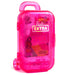 Enfant jouant avec la mini valise Barbie et ses accessoires colorés