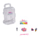 Mini valise Barbie fermée avec logo MATTEL visible sur le dessus