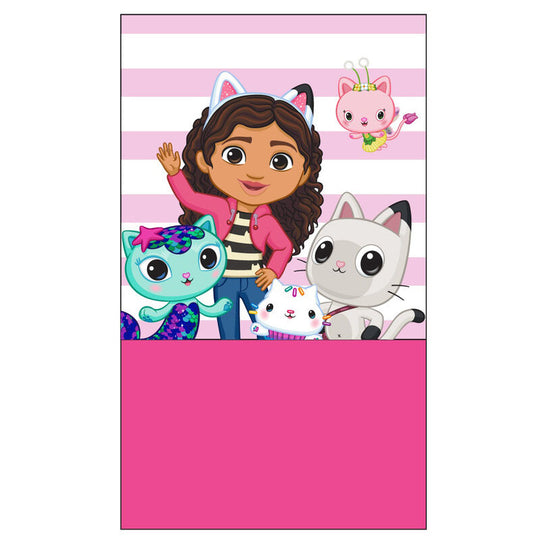 Snood corail Gabbys Dolls House en polyester, accessoire officiel DREAMWORKS ANIMATION, idéal pour garder la chaleur avec style.