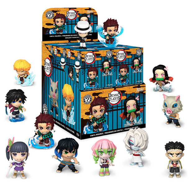 Figurine Funko POP mini mystère Demon Slayer Kimetsu no Yaiba en vinyle de 9cm dans sa boîte cadeau avec fenêtre transparente