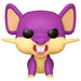 Détail de la figurine Funko POP Pokémon Rattata montrant les couleurs et le design fidèle du personnage.