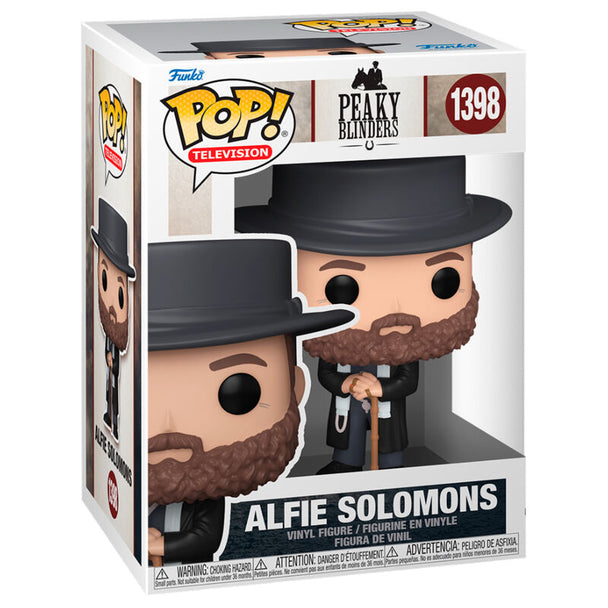Figurine Funko POP Alfie Solomons de Peaky Blinders en vinyle de 9cm dans sa boîte vitrine