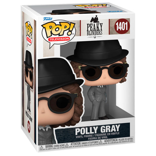 Figurine Funko POP Polly Gray de Peaky Blinders en vinyle de 9 cm dans sa boîte vitrine