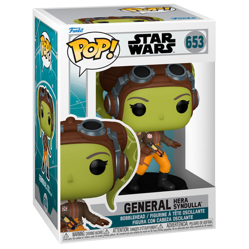 Figurine Funko POP Ahsoka Tano Star Wars en vinyle de 9 cm dans sa boîte vitrine