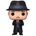 Vue rapprochée de la figurine Funko POP Michael Gray Peaky Blinders montrant les détails du visage et du costume