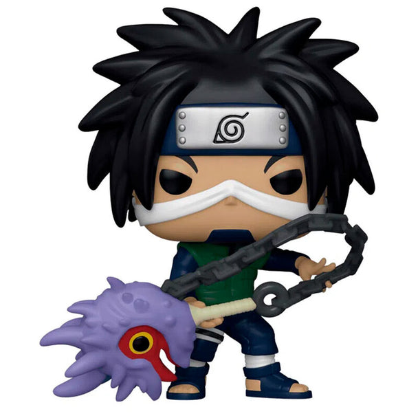 Détail de la figurine Funko POP Kotetsu Hagane, personnage de Naruto Shippuden, montrant les couleurs et finitions.