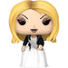 Vue détaillée de la figurine Funko POP Tiffany Bride of Chucky avec sa boîte transparente