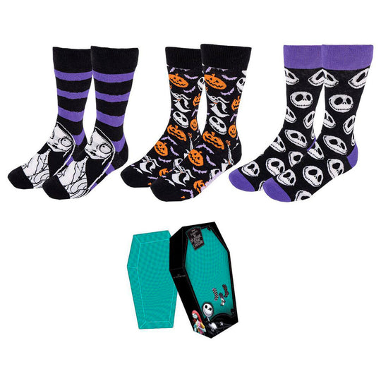 Présentation des 3 designs uniques des chaussettes Disney CERDÁ inspirées du film culte