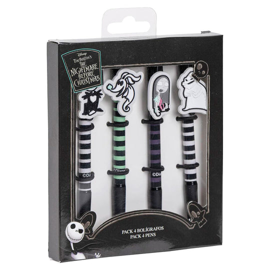 Emballage blister transparent contenant les 4 stylos Disney CERDÁ aux designs variés