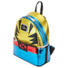 Image montrant les bandoulières ajustables en simili cuir du sac à dos Marvel Wolverine