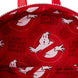 Intérieur du sac à dos Loungefly avec doublure coordonnée et espace de rangement