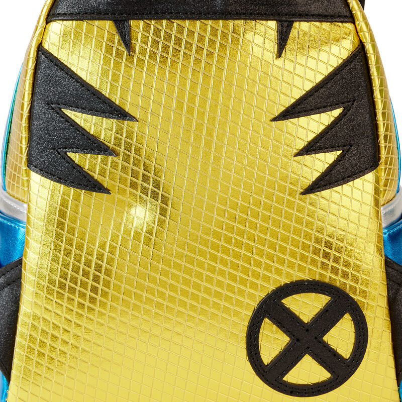 Photo de la doublure intérieure coordonnée du sac à dos Wolverine Marvel Loungefly