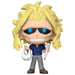 Figurine Funko POP exclusive All Might de My Hero Academia en vinyle haute qualité, hauteur 9 cm, présentée dans sa boîte vitrine transparente.