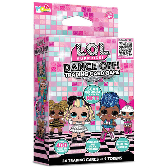 Pack L.O.L Surprise! Dance Off! avec 24 cartes et 9 jetons pour collectionner et jouer