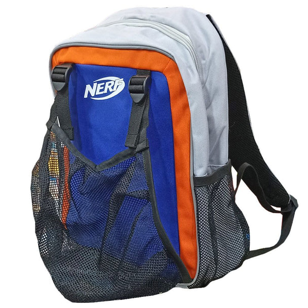 Sac à dos Nerf HASBRO de 38 cm, vue de face montrant son design robuste et ses compartiments spacieux.