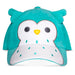 Peluche Squishmallows Winston Cap vue de face avec ses couleurs vives et son sourire doux