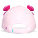 Image rapprochée de la texture moelleuse et douce de la peluche Cailey Cap Squishmallows de marque DIFUZED