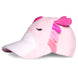 Peluche Cailey Cap posée sur un canapé, illustrant sa taille compacte et son design adorable
