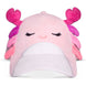 Peluche Squishmallows Cailey Cap DIFUZED vue de face avec ses couleurs vives et son sourire doux