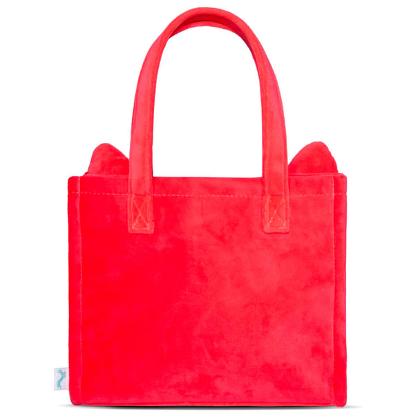 Zoom sur la broderie détaillée du sac tote Squishmallows Fifi de la marque DIFUZED