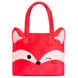 Sac tote Squishmallows Fifi en peluche teddy douce avec broderie visible sur fond blanc