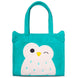 Sac tote bag Winston Squishmallows en peluche teddy douce avec broderie, vue de face