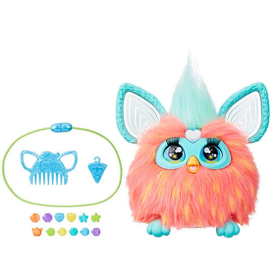 Furby en mode danse avec lumières et expressions faciales animées