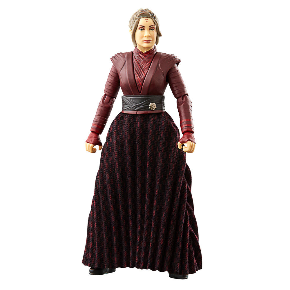 Vue latérale de la figurine Ahsoka montrant l'articulation et la posture dynamique
