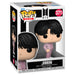 Vue rapprochée de la figurine Funko POP BTS Jimin montrant les détails précis du personnage