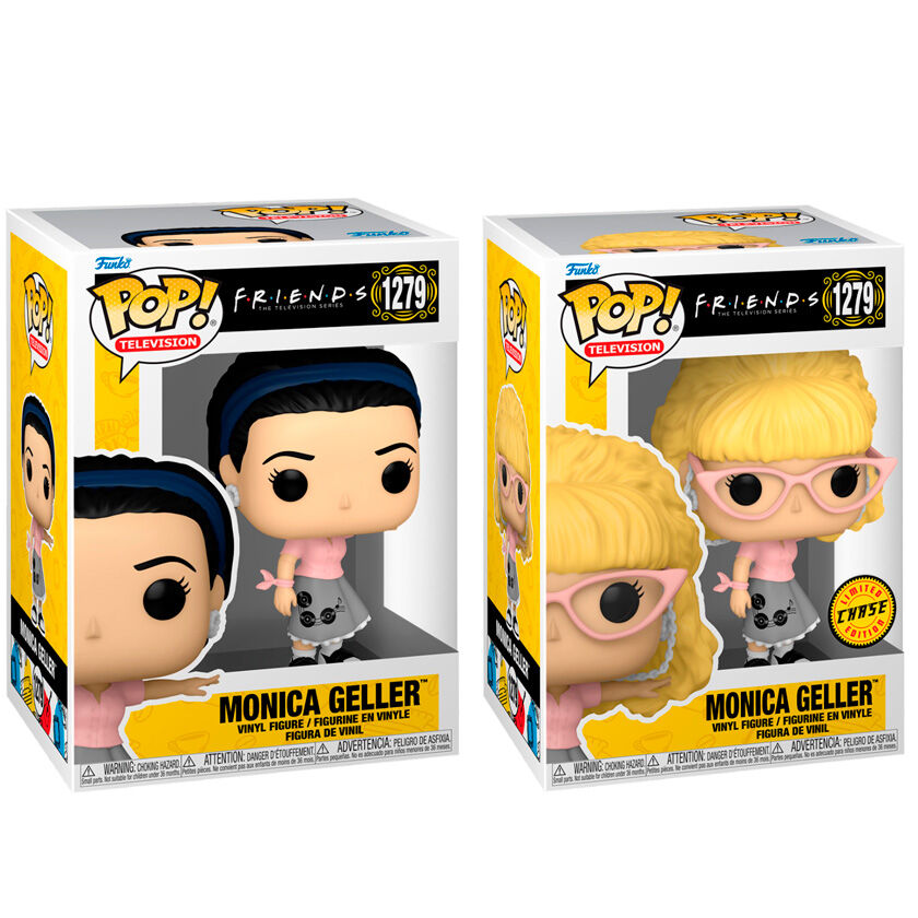 Figurine Funko POP Monica Geller Friends 9cm en boîte vitrine avec design détaillé