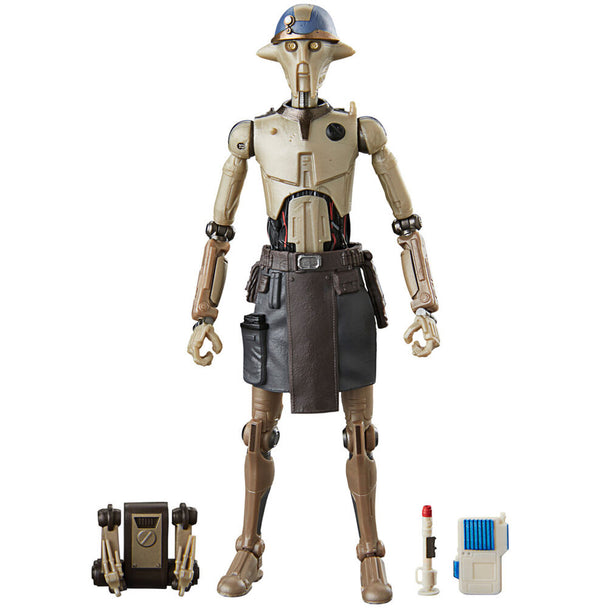 Vue latérale de la figurine articulée Ahsoka Profesor Huyang 15 cm