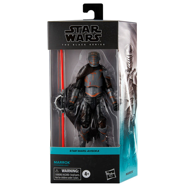 Vue rapprochée du visage détaillé de la figurine Ahsoka Marrok de HASBRO