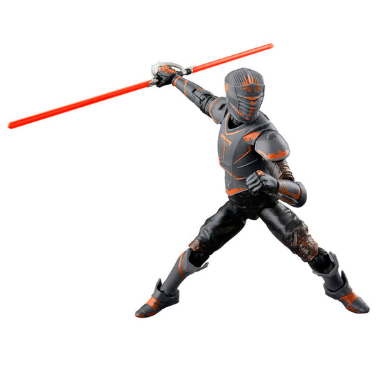 Figurine Ahsoka Marrok en position de combat avec éclairage mettant en valeur les détails