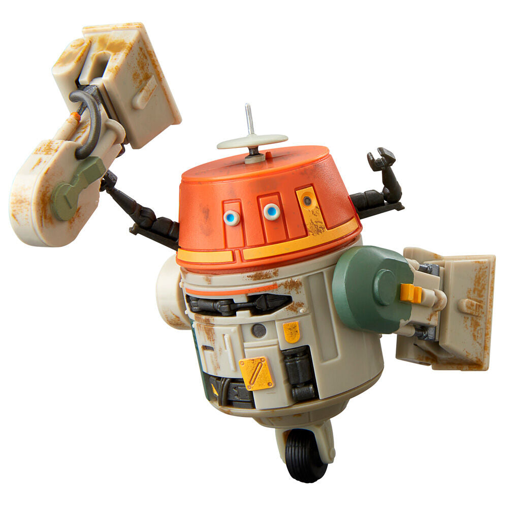 Figurine Chopper C1-10P en position dynamique sur un socle neutre blanc