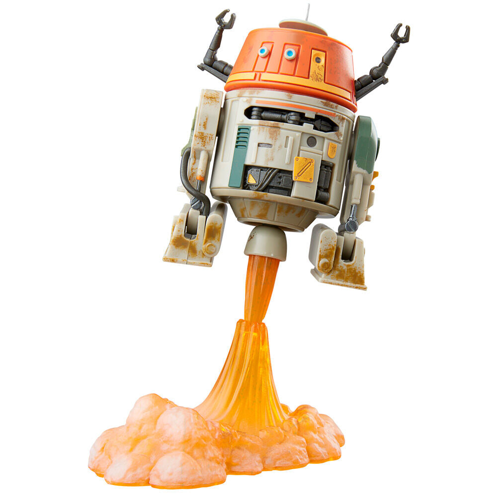 Zoom sur les détails de peinture et finition de la figurine Chopper C1-10P HASBRO