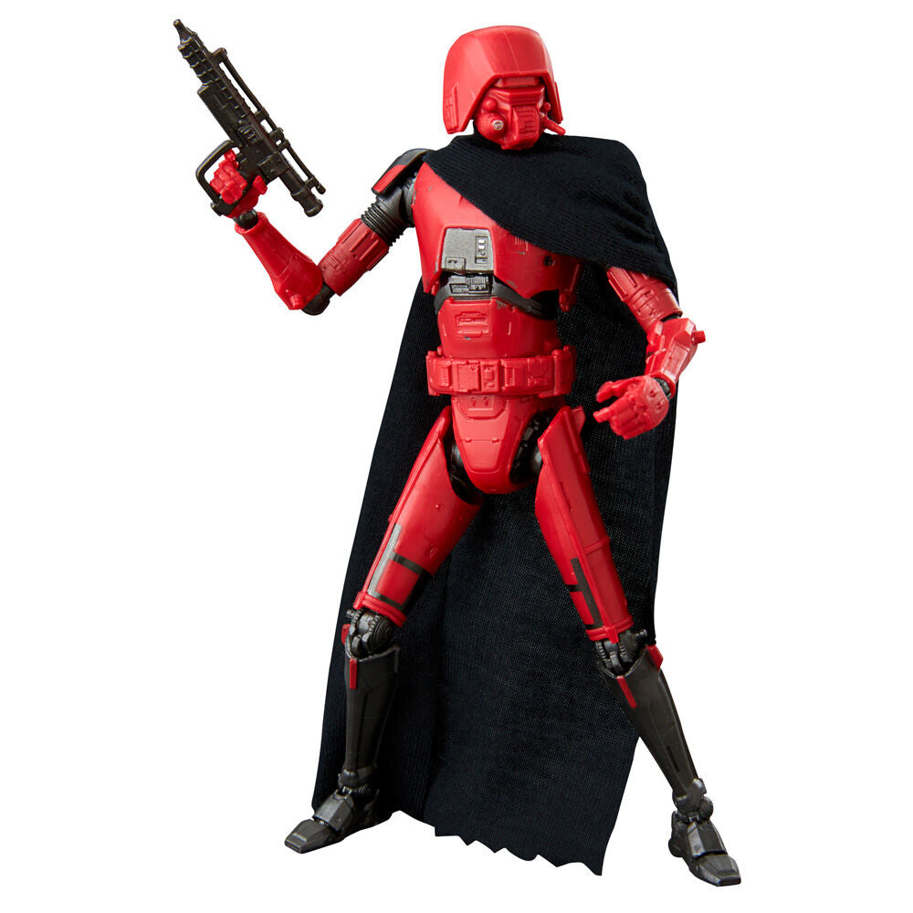 Accessoires inclus avec la figurine HK-87 présentés à côté pour mise en scène réaliste