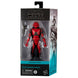Zoom sur la tête de la figurine HK-87 Assasin Droid montrant ses traits caractéristiques et sa peinture soignée