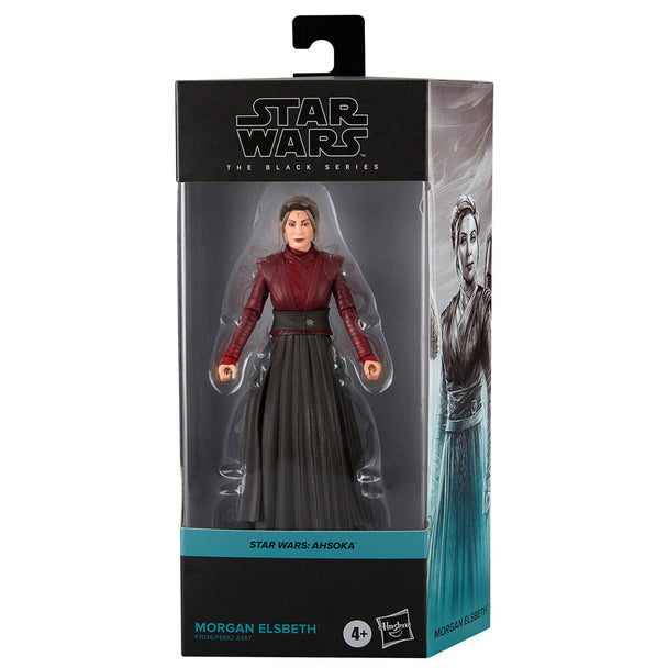 Gros plan sur le visage articulé de la figurine Morgan Elsbeth de 15 cm HASBRO