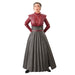 Vue latérale de la figurine articulée Morgan Elsbeth Star Wars avec tenue détaillée