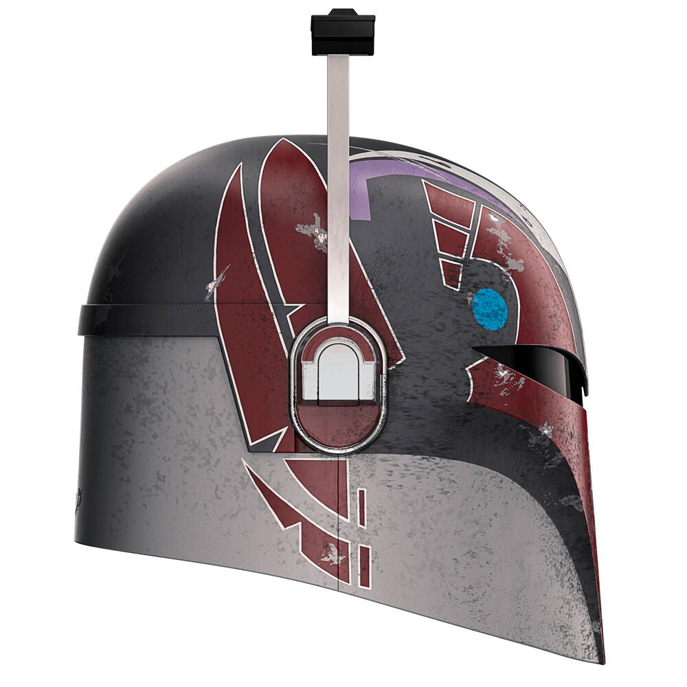 Détail du rembourrage intérieur du casque HASBRO Black Series pour un confort optimal