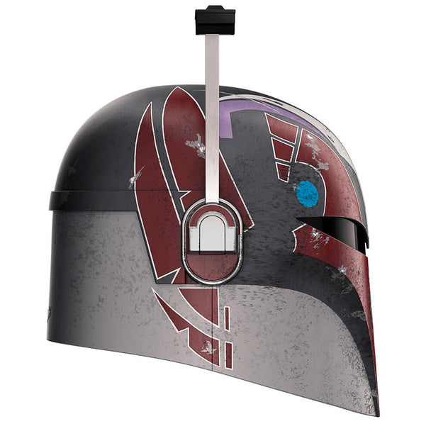 Détail du rembourrage intérieur du casque HASBRO Black Series pour un confort optimal