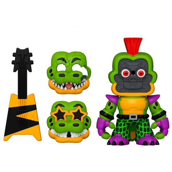 Pack de deux figurines Funko POP Five Nights at Freddy's Montgomery Gator et Glamrock Chica côte à côte