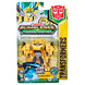 Photo d'une figurine Transformers Cyberverse avec accessoires inclus visibles